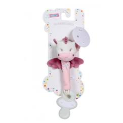 Gipsy Toys - Accroche-tétine "Les P'tits Féeriques" Licorne - s/carte  - 13 cm - Rose  - vertbaudet enfant