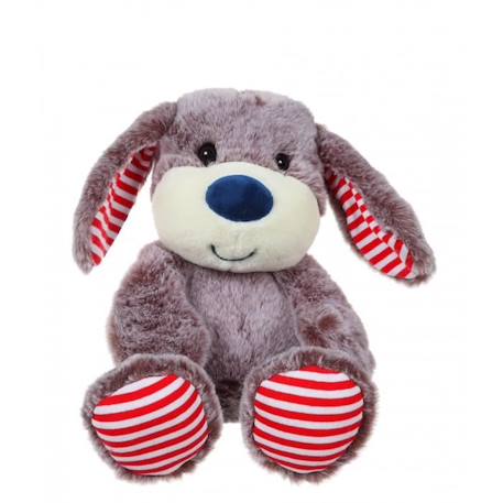 Gipsy Toys - Les marinières - Chien - 15 cm - Marron Rayures Rouges MARRON 1 - vertbaudet enfant 