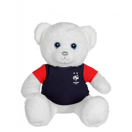 Gipsy Toys - Ours FFF- 25 cm - Bleu Blanc Rouge BLEU 1 - vertbaudet enfant 