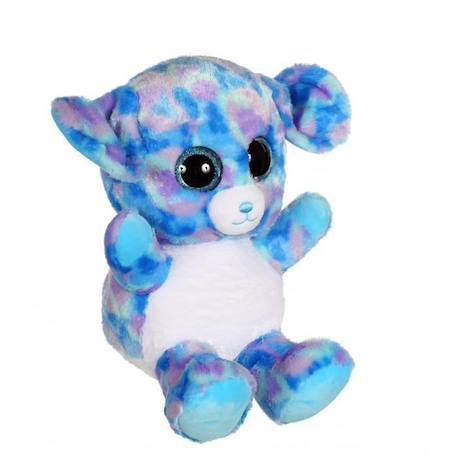 Gipsy Toys - Brilloo Friends - Chien Yoomi - 30 cm  - Bleu & Violet BLEU 3 - vertbaudet enfant 