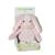 Gipsy Toys - Mon doudou Econimals  - Lapin en Peluche - 24 cm - Rose ROSE 1 - vertbaudet enfant 