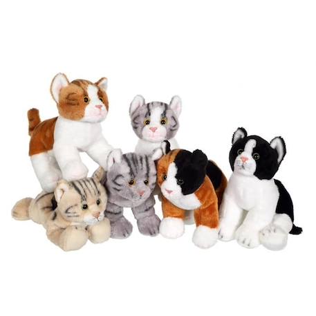 Gipsy Toys - Chat Floppikitty  - 22 cm - Noir & Blanc BLANC 4 - vertbaudet enfant 