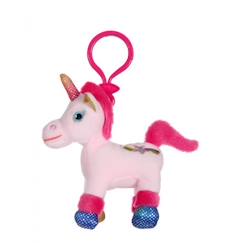 Jouet-Gipsy Toys - Porte-clés - Licorne Lica Bella 10 cm - Rose