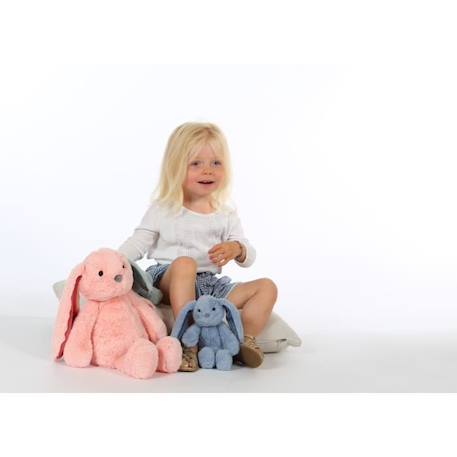 Gipsy Toys - Trendy Bunny - 28 cm - Bleu Jeans BLEU 4 - vertbaudet enfant 