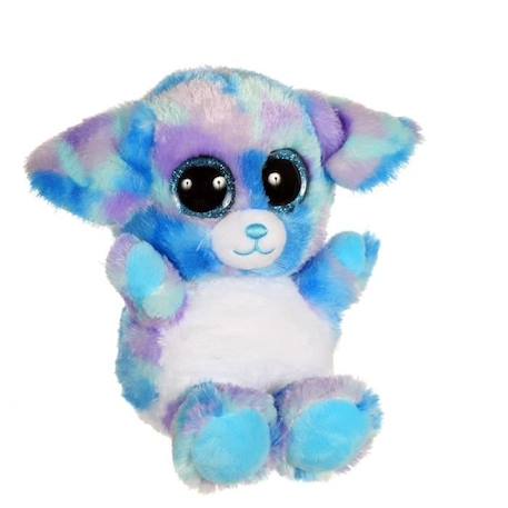 Gipsy Toys - Brilloo Friends - Chien Yoomi - 13 cm  - Bleu & Violet BLEU 2 - vertbaudet enfant 