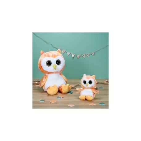 Gipsy Toys - Brilloo Friends - Chouette Hootsy - 30 cm  - Jaune & Orange JAUNE 3 - vertbaudet enfant 