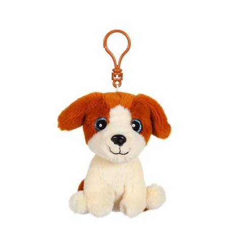 Gipsy Toys - Porte-clés en Peluche - Chien – 12 cm - Marron & Blanc MARRON 1 - vertbaudet enfant 