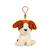 Gipsy Toys - Porte-clés en Peluche - Chien – 12 cm - Marron & Blanc MARRON 1 - vertbaudet enfant 