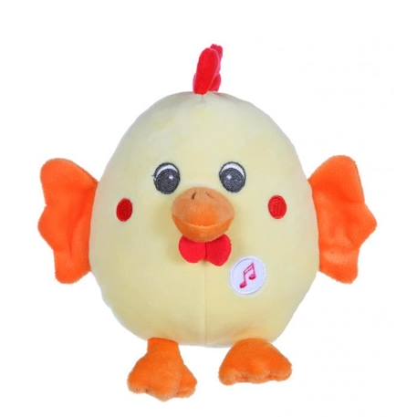 Gipsy Toys - Funny Eggs Sonores - 15 cm - Poule Jaune JAUNE 1 - vertbaudet enfant 