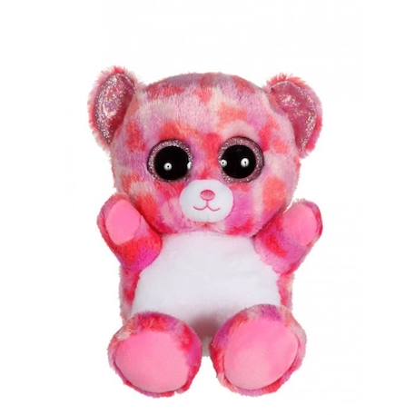 Gipsy Toys - Brilloo Friends -Ours Hoopy 23 cm  - Rose ROSE 1 - vertbaudet enfant 