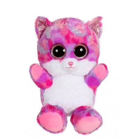 Gipsy Toys - Brilloo Friends - Chat Liloo- 23 cm  - Rose & Violet ROSE 1 - vertbaudet enfant 