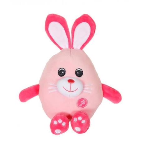 Gipsy Toys - Funny Eggs Sonores - 15 cm - Lapin Rose ROSE 2 - vertbaudet enfant 