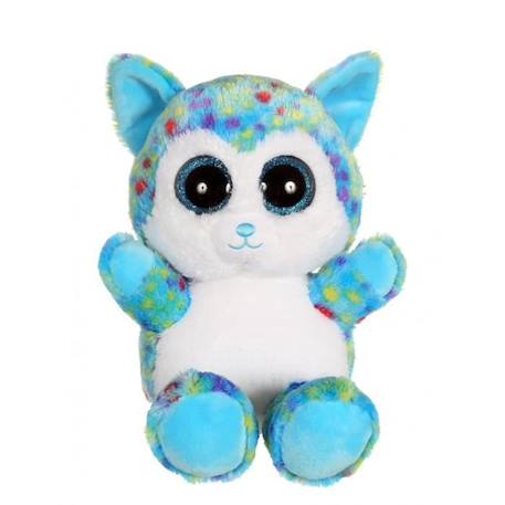 Gipsy Toys - Brilloo Friends - Chien Husky - 30 cm  - Bleu BLEU 1 - vertbaudet enfant 