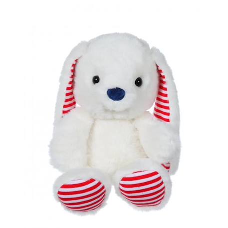 Gipsy Toys - Les marinières - Lapin - 24 cm - Blanc Rayures Rouges BLANC 1 - vertbaudet enfant 