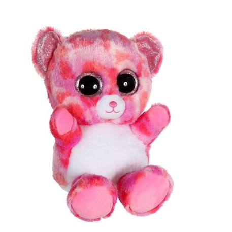 Gipsy Toys - Brilloo Friends -Ours Hoopy 23 cm  - Rose ROSE 2 - vertbaudet enfant 