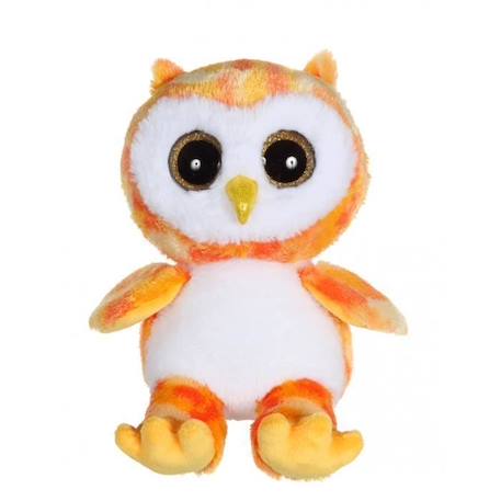 Gipsy Toys - Brilloo Friends -Chouette Hootsy - 23 cm  - Jaune & Orange JAUNE 1 - vertbaudet enfant 