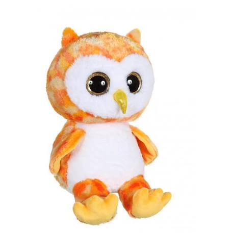 Gipsy Toys - Brilloo Friends - Chouette Hootsy - 30 cm  - Jaune & Orange JAUNE 2 - vertbaudet enfant 