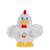 Gipsy Toys - Les Amis de Pâques Sonores - Poule - 13 cm -  Blanc BLANC 1 - vertbaudet enfant 