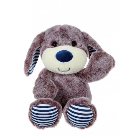 Gipsy Toys - Les marinières - Chien - 15 cm - Marron Rayures Bleues MARRON 2 - vertbaudet enfant 