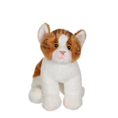 Jouet-Gipsy Toys - Chat Floppikitty - 22 cm - Roux et Blanc