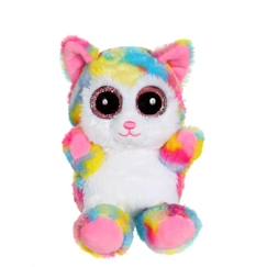 Jouet-Premier âge-Gipsy Toys - Brilloo Friends - Husky Hooxy - 13 cm  - Jaune & Rose