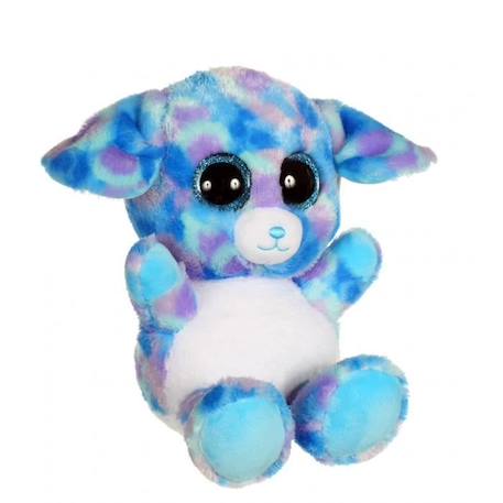 Gipsy Toys - Brilloo Friends - Chien Yoomi - 23 cm  - Bleu & Violet BLEU 2 - vertbaudet enfant 