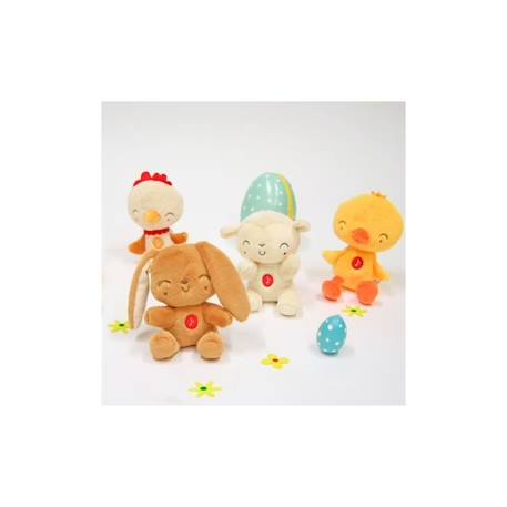 Gipsy Toys - Cuty Easter Sonore - Canard - 14 cm - Jaune JAUNE 2 - vertbaudet enfant 