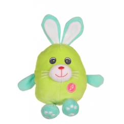 Jouet-Premier âge-Peluches-Gipsy Toys - Funny Eggs Sonores - 15 cm - Lapin Vert & Bleu