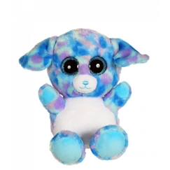 Jouet-Premier âge-Gipsy Toys - Brilloo Friends - Chien Yoomi - 23 cm  - Bleu & Violet