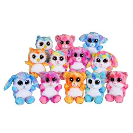 Gipsy Toys - Brilloo Friends - Chien Yoomi - 13 cm  - Bleu & Violet BLEU 3 - vertbaudet enfant 