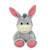 Gipsy Toys - Peluche Les Marinières - Âne - 24 cm - Gris Rayures Rouges GRIS 1 - vertbaudet enfant 