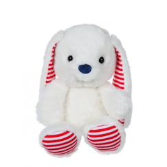 Jouet-Premier âge-Gipsy Toys - Les marinières - Lapin - 15 cm - Blanc Rayures Rouges