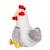 Gipsy Toys  - Poule - 40 cm - Blanche & Marron BLANC 1 - vertbaudet enfant 