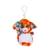 Gipsy Toys - Porte-clés Brilloo Friends en Peluche - Chien Looksy - 8 cm ORANGE 1 - vertbaudet enfant 