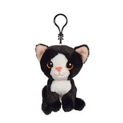 -Gipsy Toys - Porte-clés Chat - 12 cm - Noir & Blanc