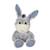 Gipsy Toys - Peluche Les Marinières - Âne - 24 cm - Gris Rayures Bleues GRIS 1 - vertbaudet enfant 