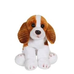 Jouet-Premier âge-Peluches-Gipsy Toys - Chien Cavalier King Charles Floppipup -  - 22 cm - Roux et Blanc