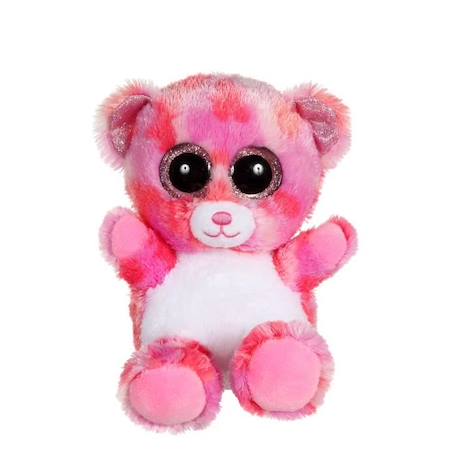 Gipsy Toys - Brilloo Friends - Ours Hoopy - 13 cm  - Rose ROSE 1 - vertbaudet enfant 