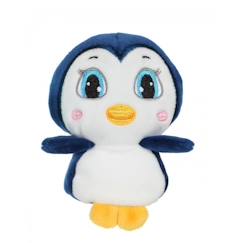 Jouet-Premier âge-Peluches-Gipsy Toys - Pingouin Bloo - Collectimals - 10 cm - Bleu Marine et Blanc