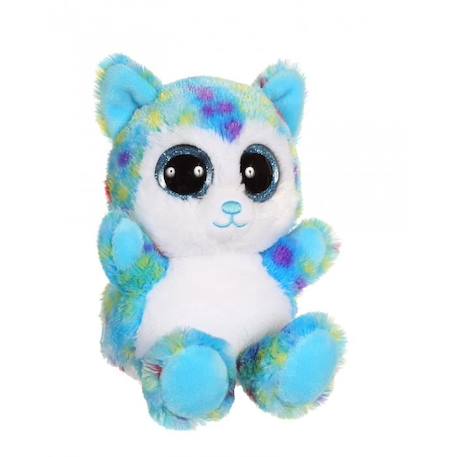 Gipsy Toys - Brilloo Friends - Husky Igloo - 13 cm - Bleu BLEU 2 - vertbaudet enfant 