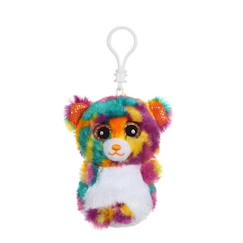 Jouet-Premier âge-Peluches-Gipsy Toys - Porte-clés Brilloo Friends en Peluche -  OursTatoo - 8 cm