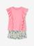 Ensemble tee-shirt et short fille rose+rose pâle+vert d'eau 1 - vertbaudet enfant 