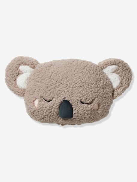 Coussin en sherpa Koala gris 1 - vertbaudet enfant 