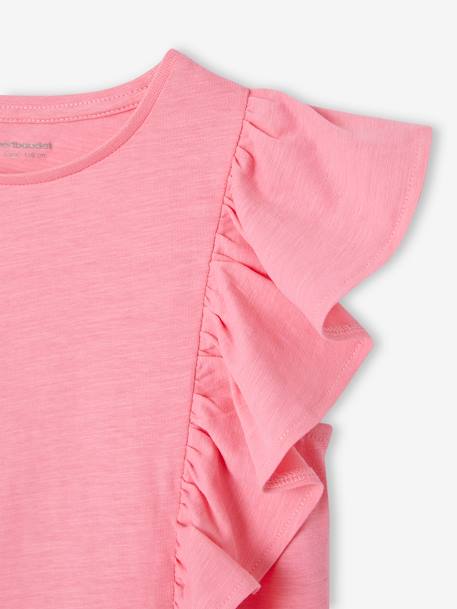 Ensemble tee-shirt et short fille rose+rose pâle+vert d'eau 5 - vertbaudet enfant 