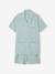 Pyjama short gaze de coton homme team famille personnalisable vert sauge 4 - vertbaudet enfant 