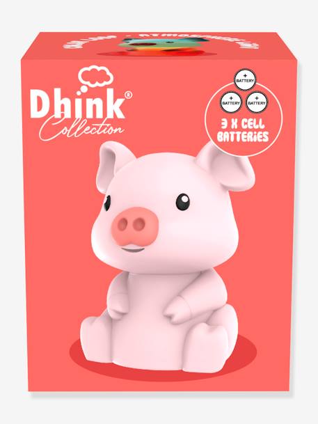 Mini veilleuse Cochon - DHINK KONTIKI rose 3 - vertbaudet enfant 