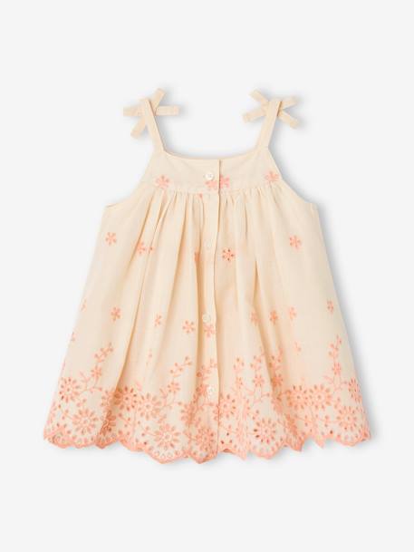 Robe brodée et son bandeau assorti bébé écru 4 - vertbaudet enfant 