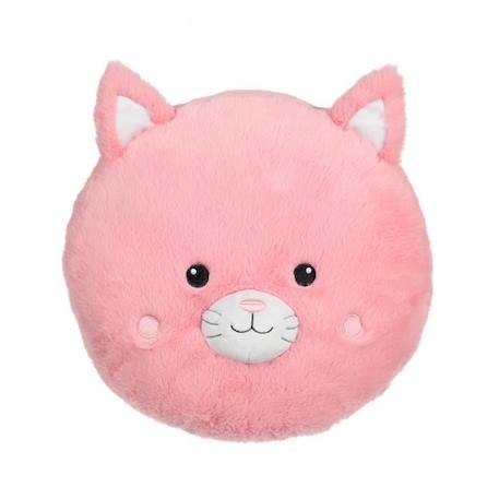 Gipsy Toys - Rondouillet Econimals en Peluche Eco-responsable - Chat - 34 cm - Rose ROSE 1 - vertbaudet enfant 