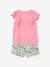 Ensemble tee-shirt et short fille rose+rose pâle+vert d'eau 4 - vertbaudet enfant 