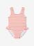 Maillot de bain 1 pièce bébé fille rayé abricot 1 - vertbaudet enfant 